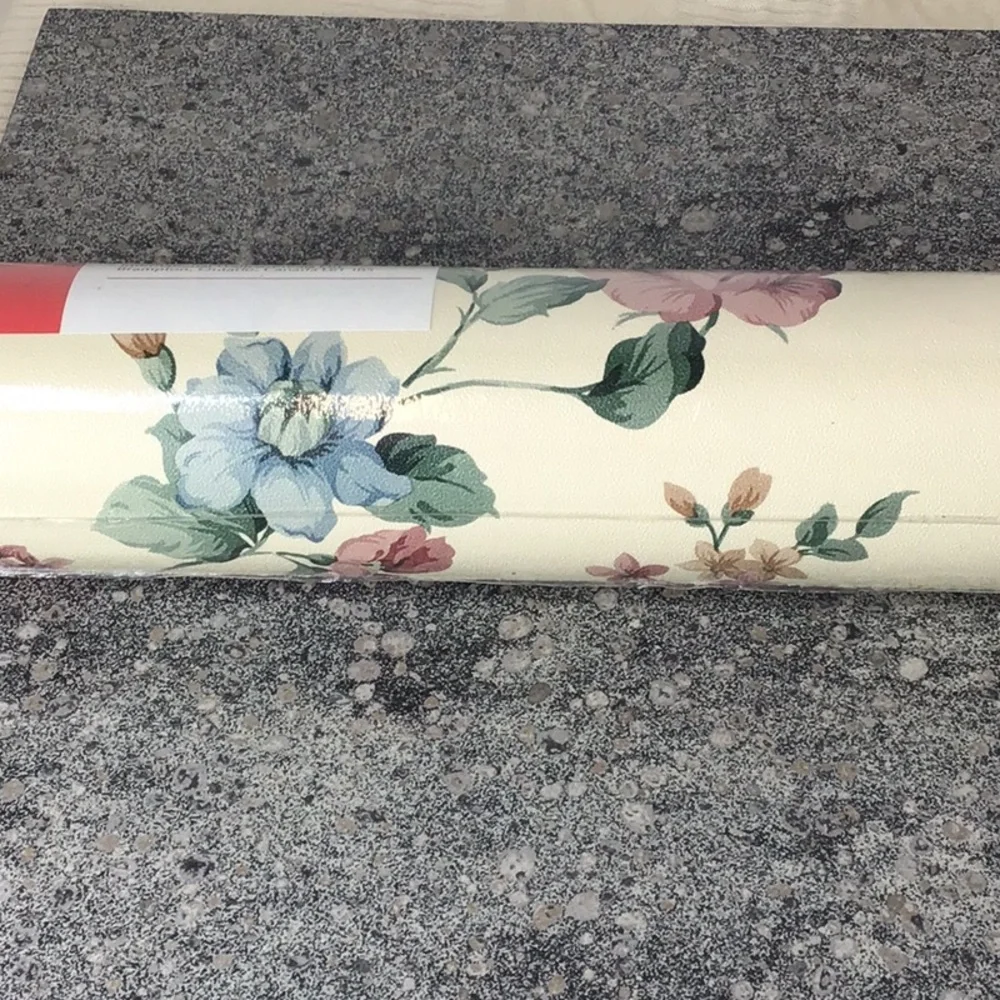 Rose Cream Pre-Pasted Vinyl Wallpaper 2 of 3